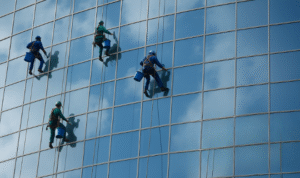 commercial building washing